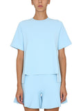 T-SHIRT WITH ASYMMETRICAL HEMLINE