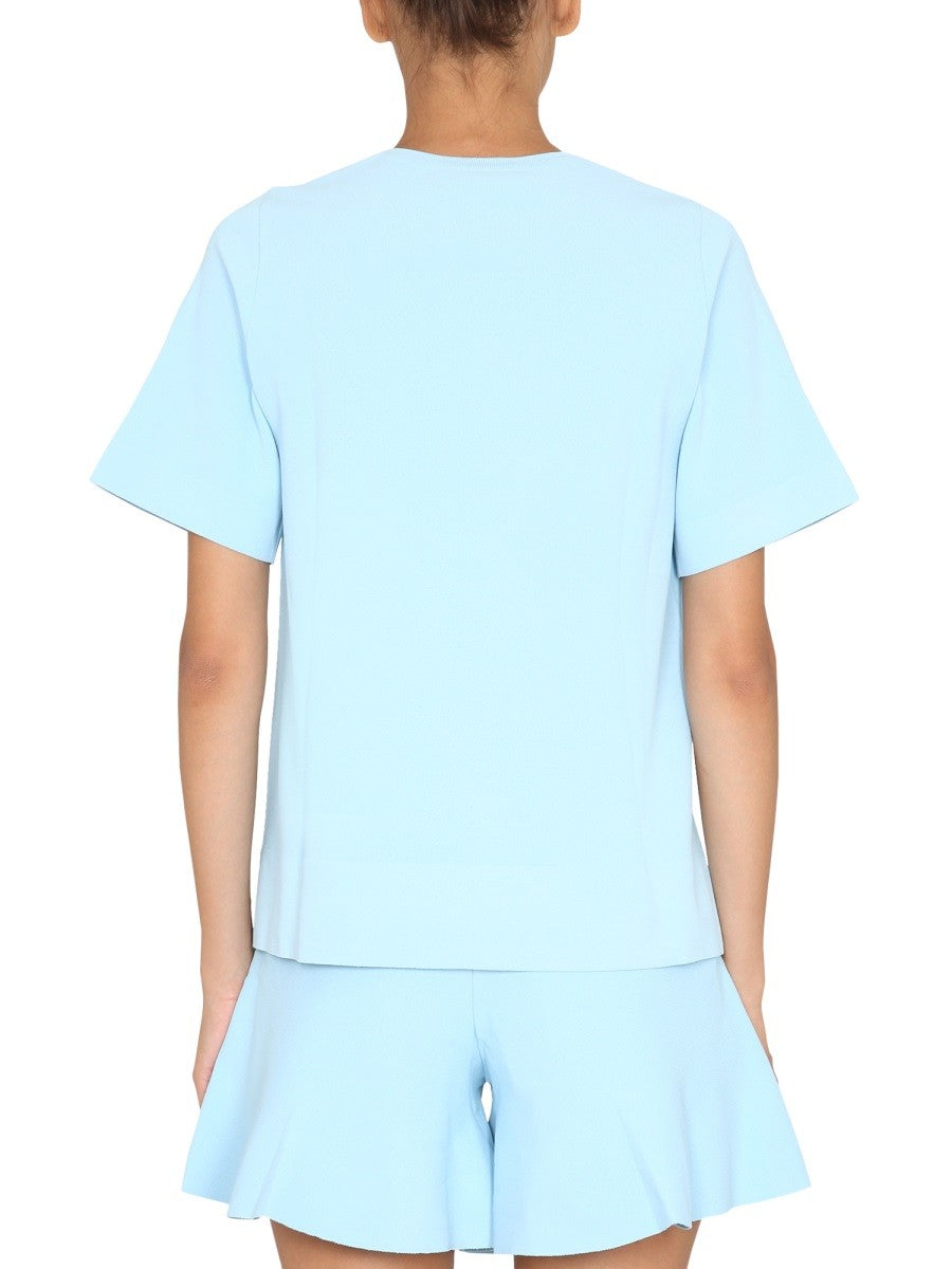 T-SHIRT WITH ASYMMETRICAL HEMLINE 3