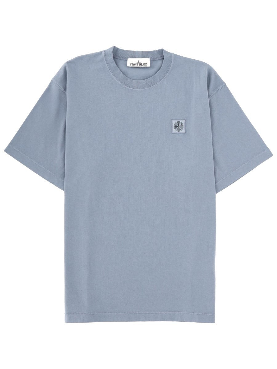 T-SHIRT WITH LOGO PATCH