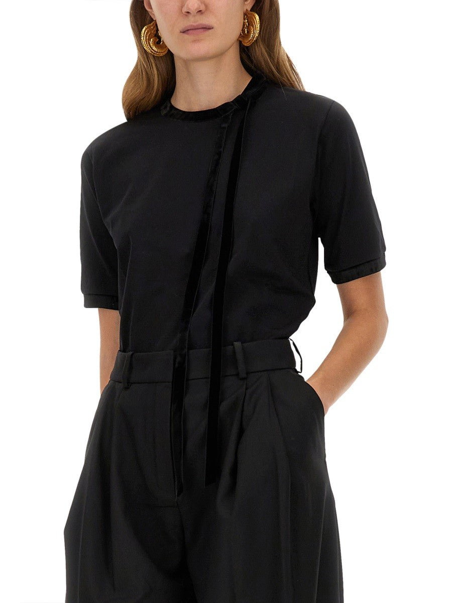 T-SHIRT WITH RIBBON AND BOW 4
