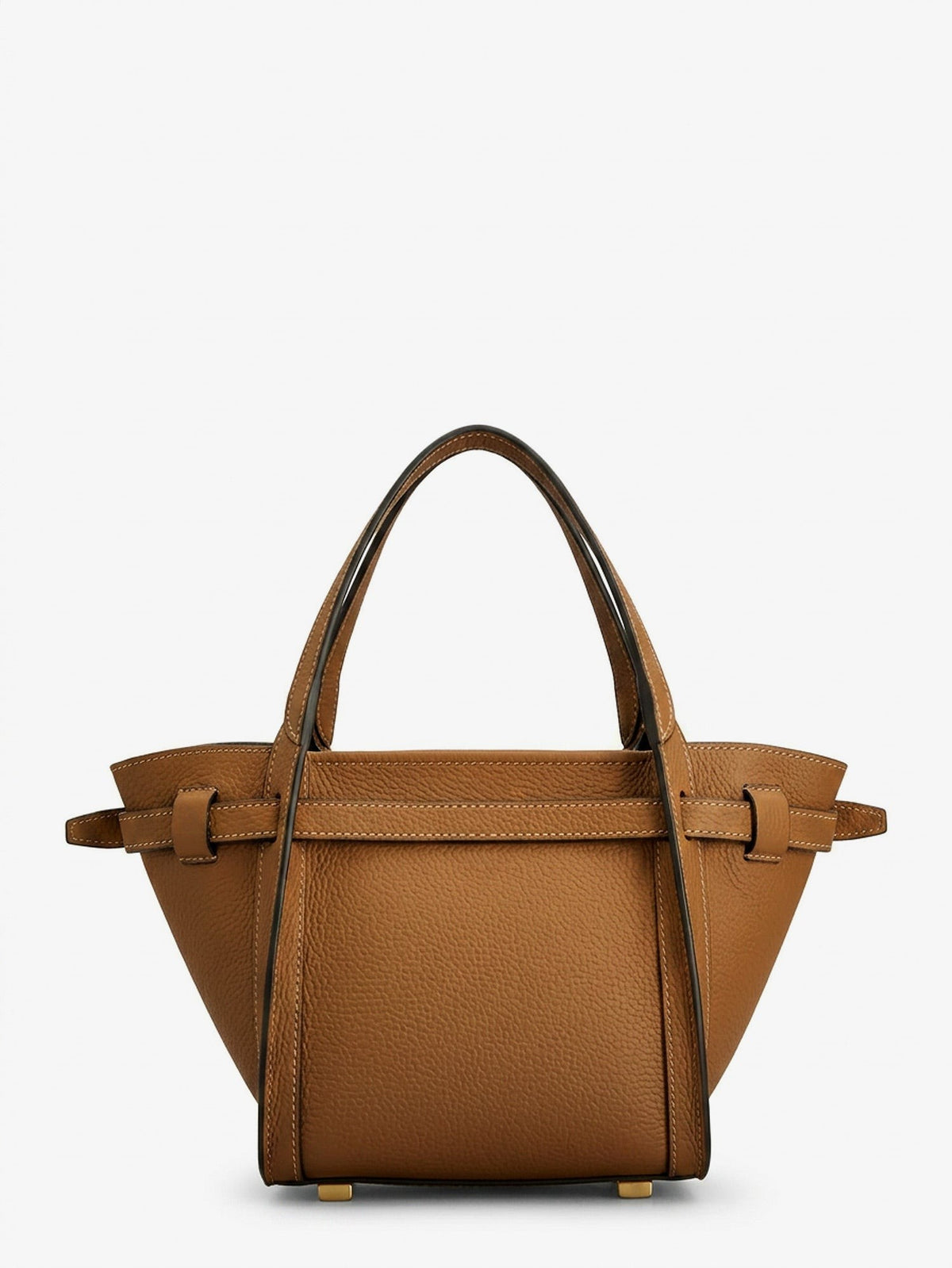 T Signature Leather Tote Bag 2