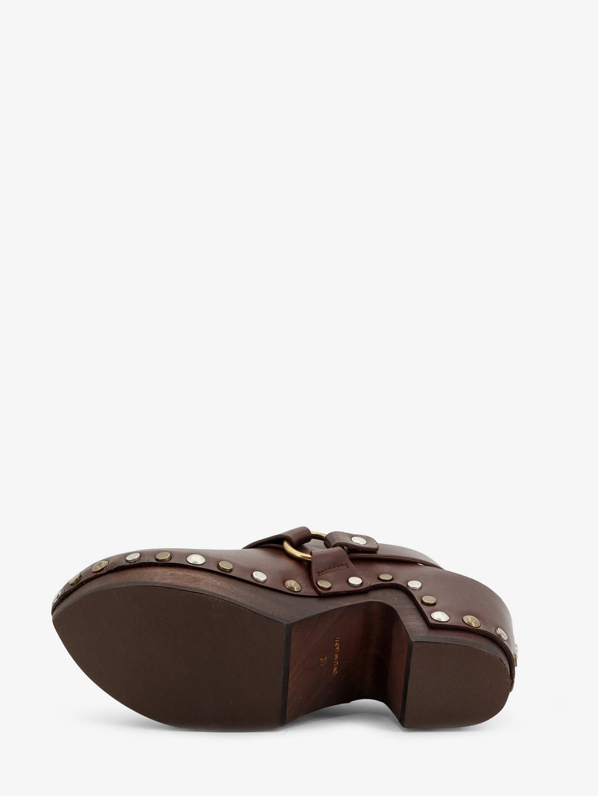Talis Wedge leather clogs 4