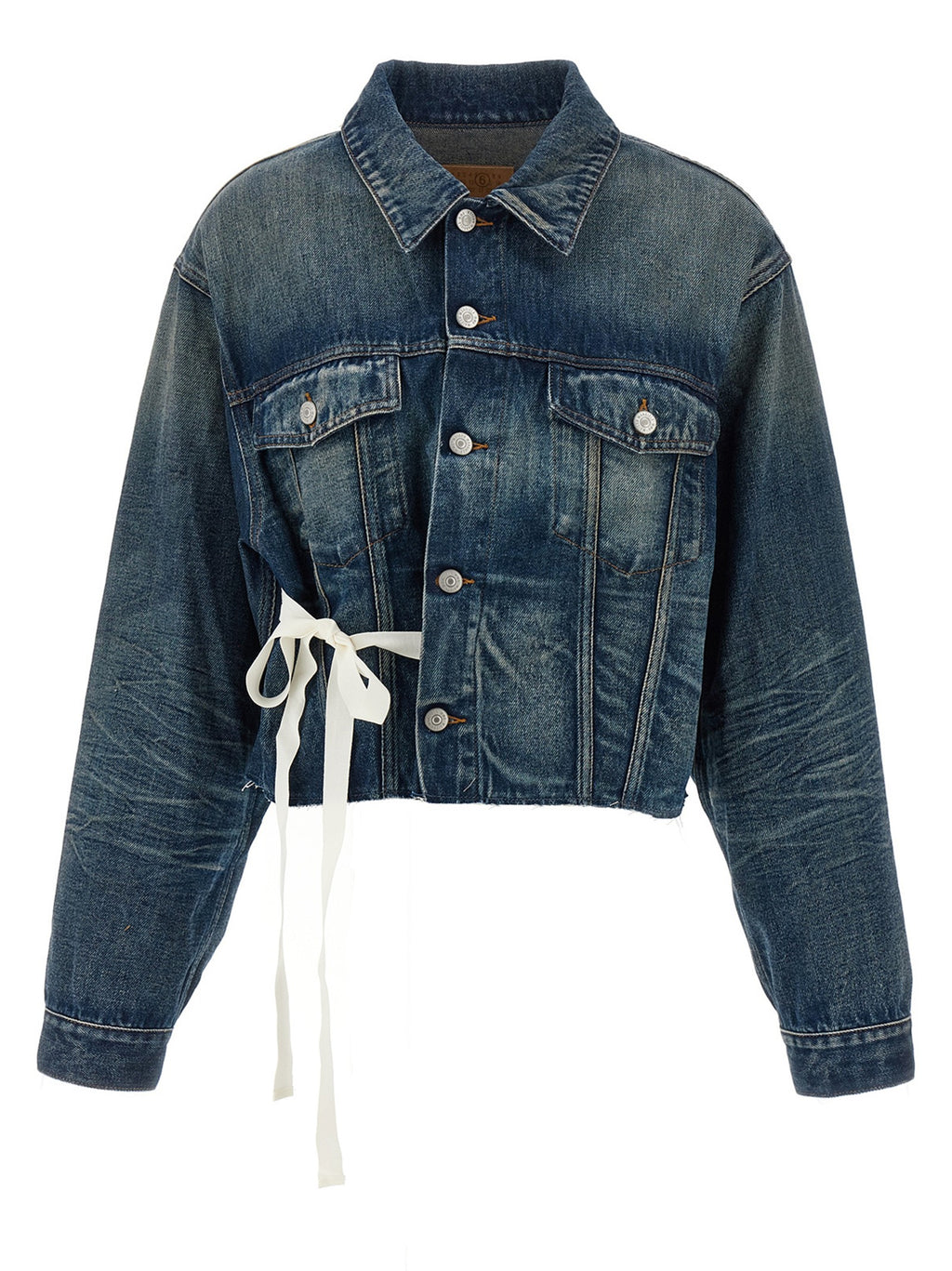 Tape denim jacket