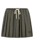 Tartan pleated skirt