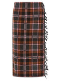 'Tartan Wrap' skirt