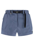 Technical canvas shorts