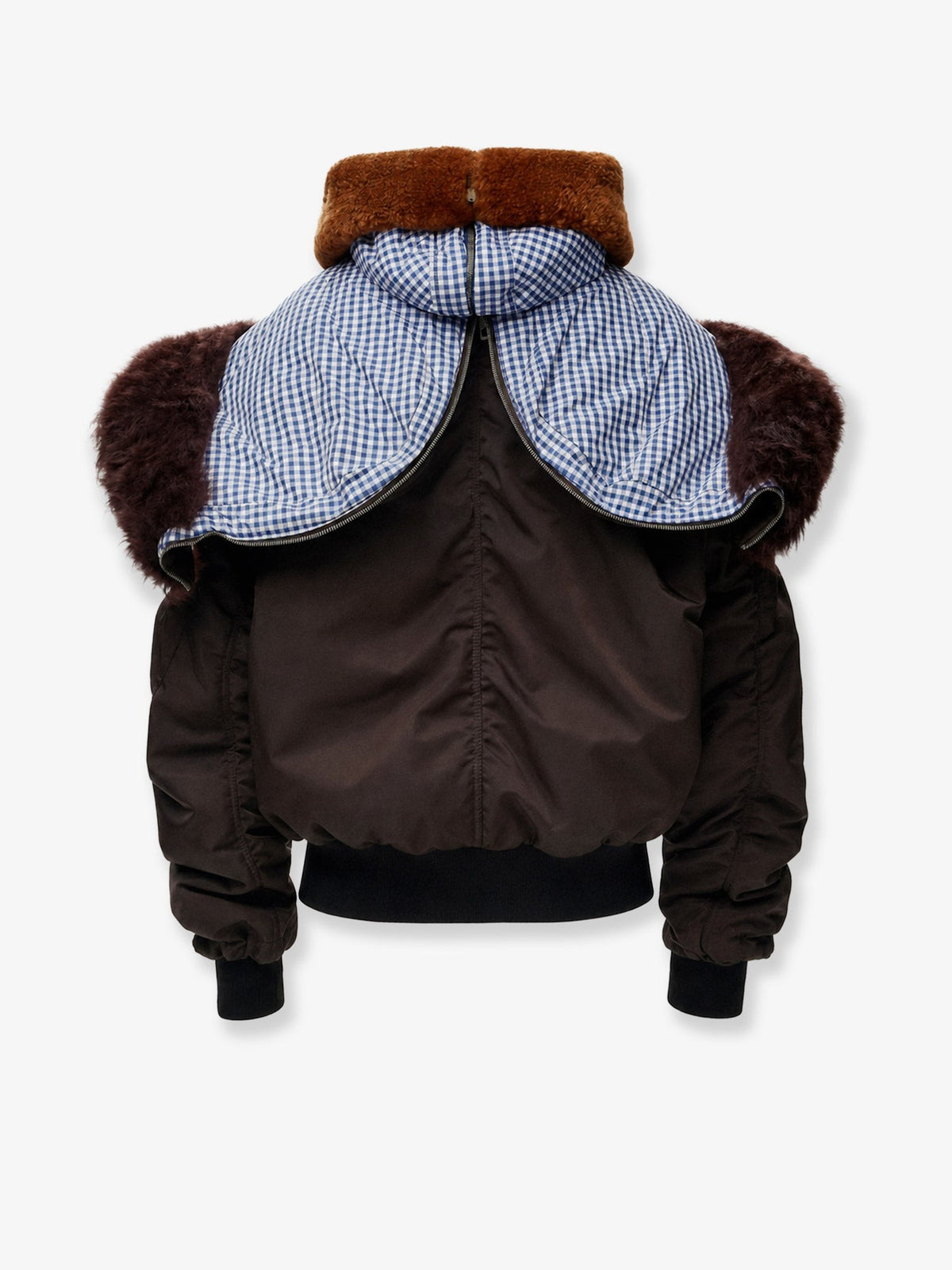 Technical fabric jacket with double-layer structure 2
