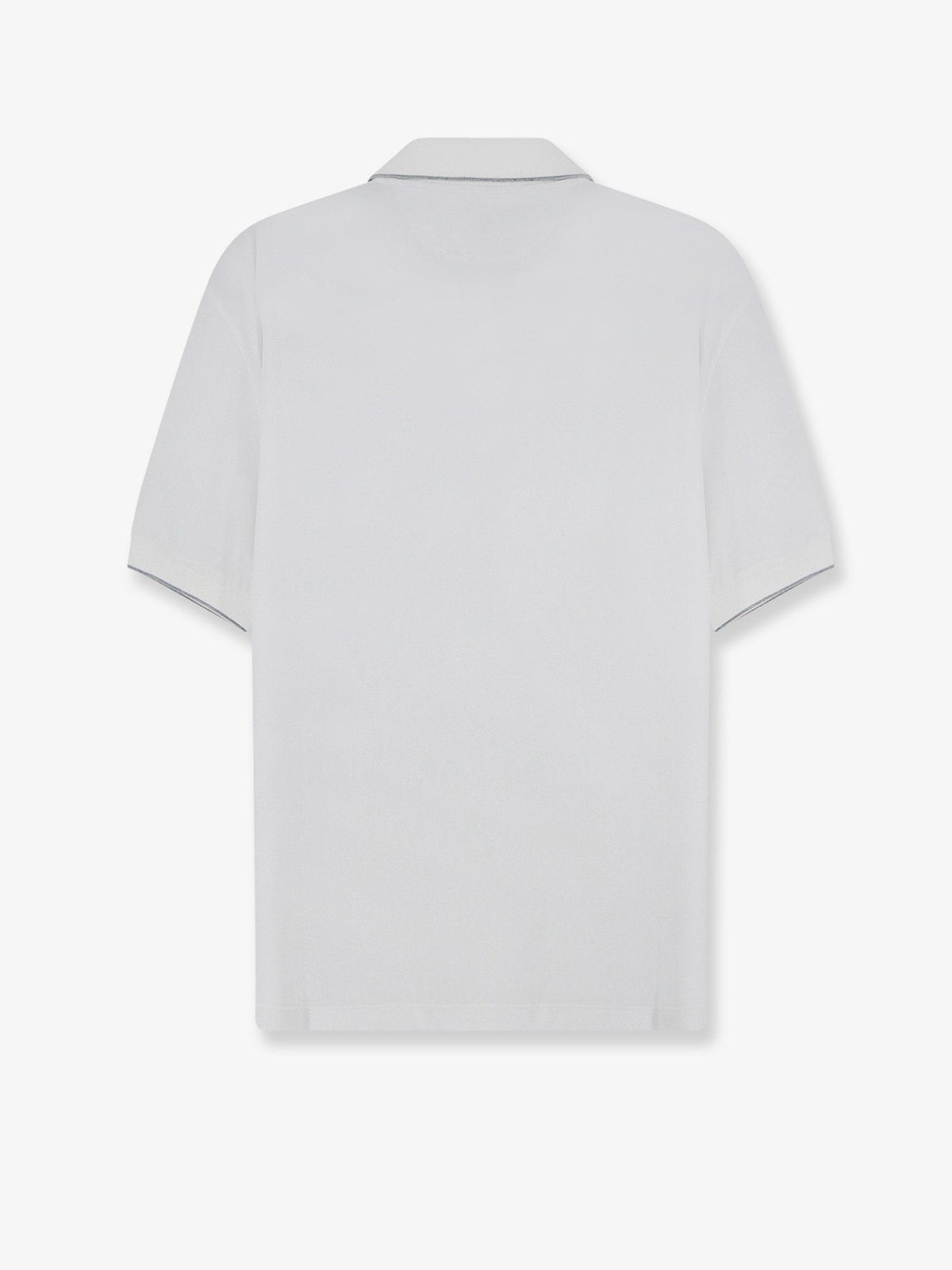 Technical fabric polo shirt with embroidered logo on the front 2