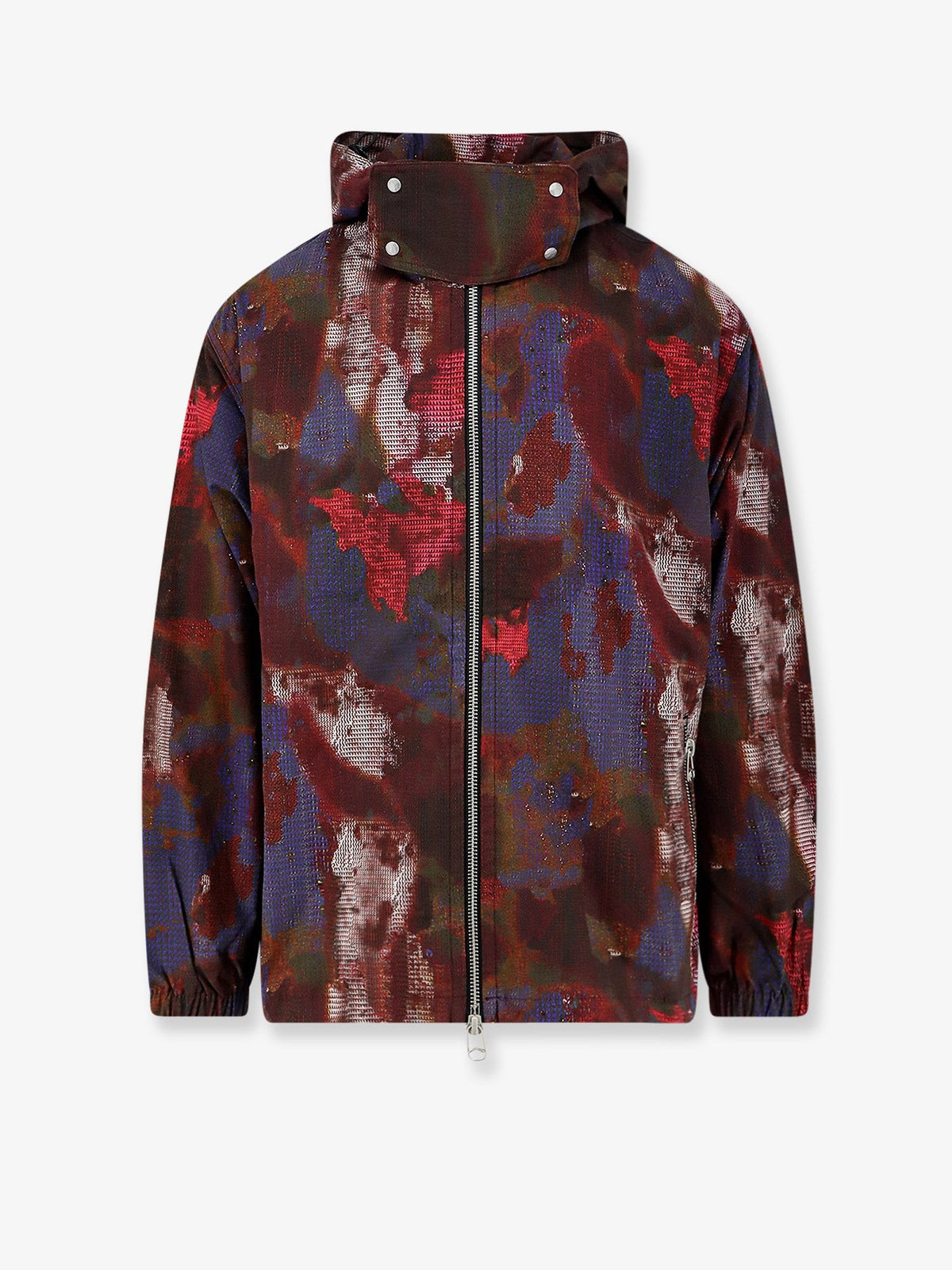 Technical multicolor cotton jacket