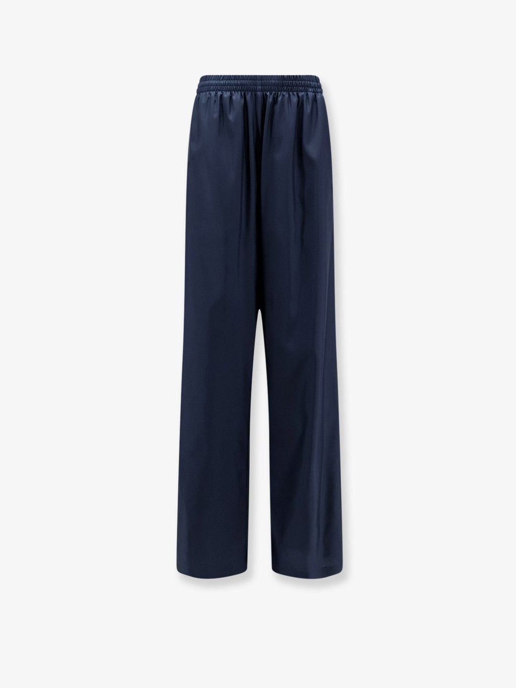 Technical silk poplin trousers with Web ribbon