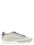 Techno and nubuck fabric sneakers