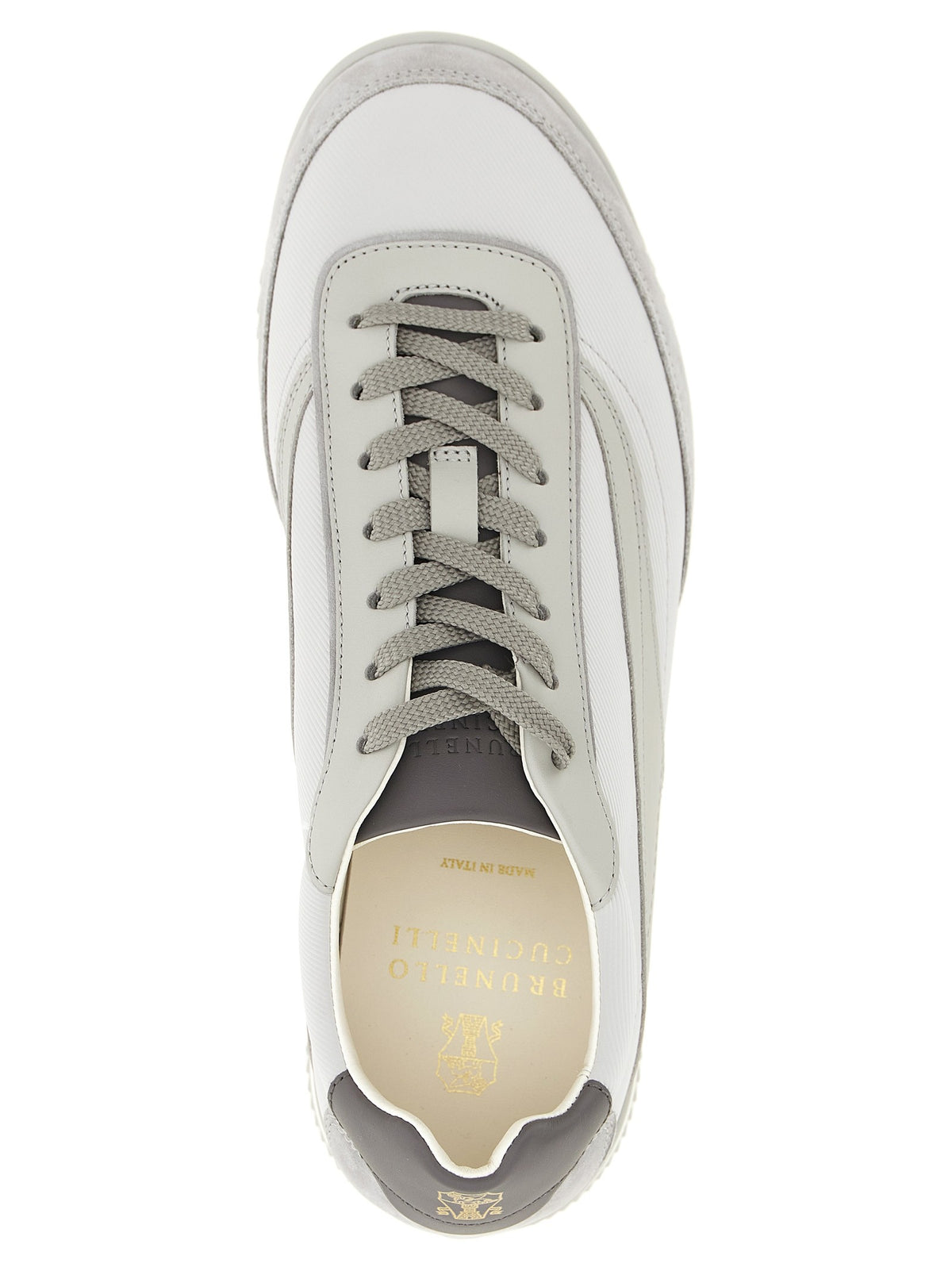 Techno and nubuck fabric sneakers 4
