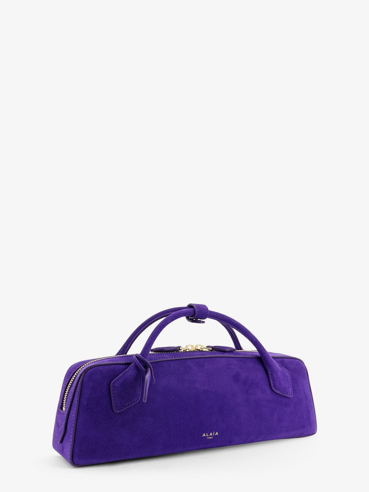 Teckel Clutch suede handbag 3