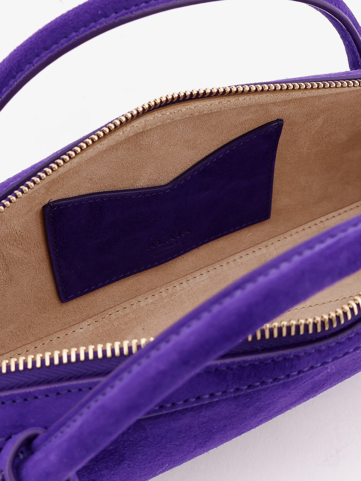Teckel Clutch suede handbag 4