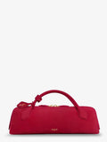 Teckel Clutch suede handbag