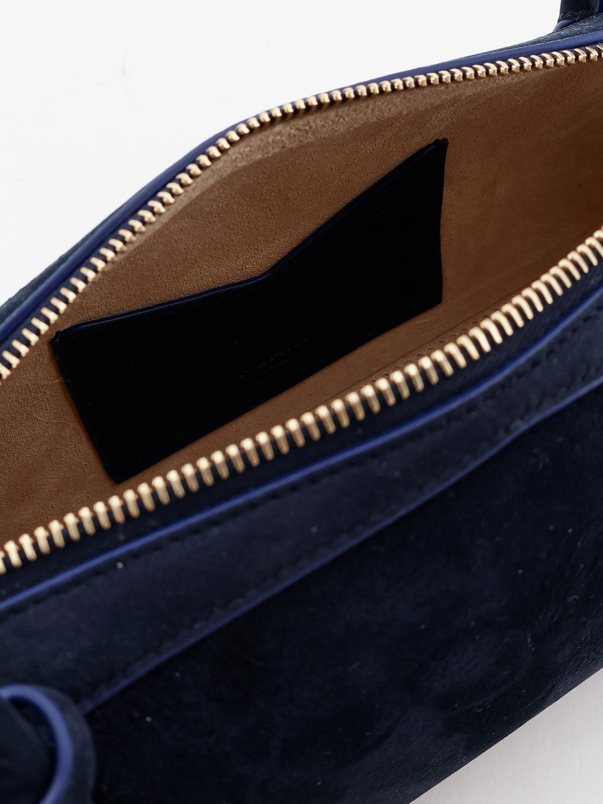 Teckel Medium Suede shoulder bag 4