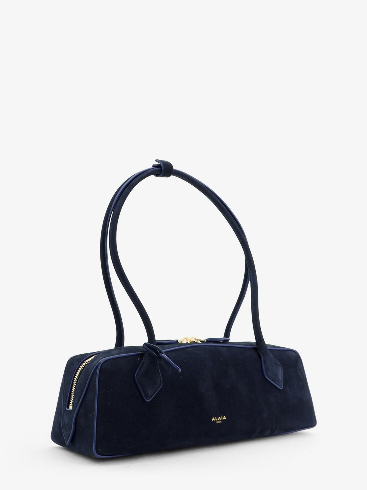 Teckel Medium Suede shoulder bag 3