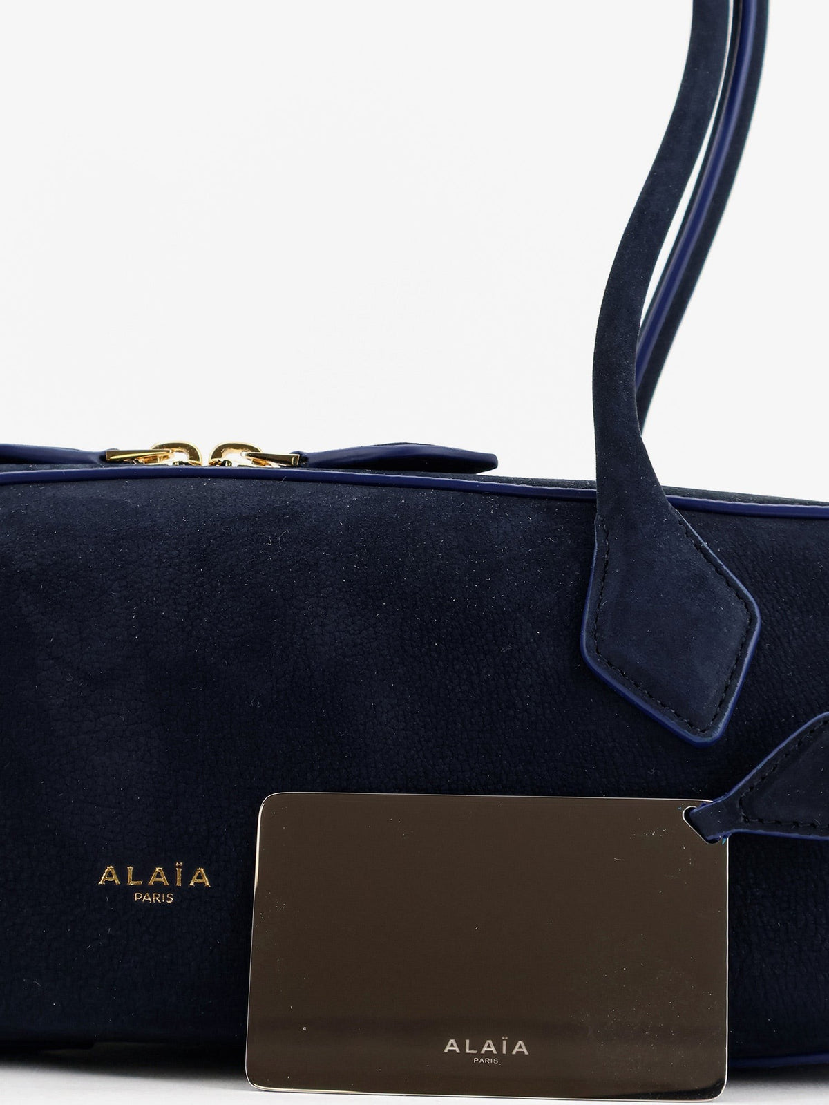 Teckel Medium Suede shoulder bag 5