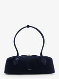 Teckel Medium Suede shoulder bag