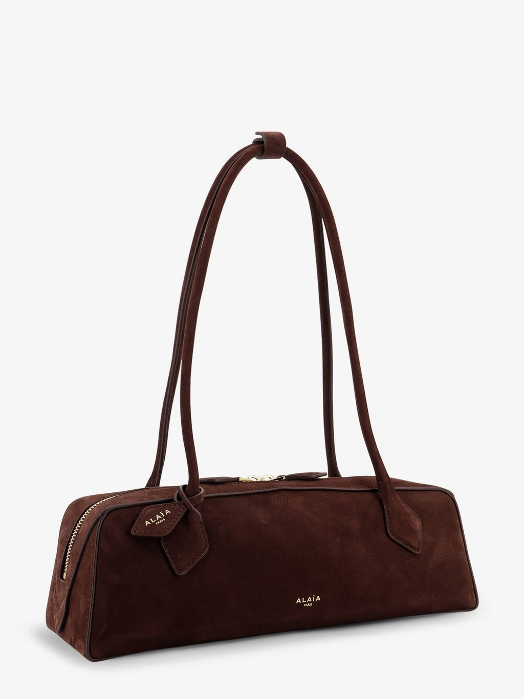 Teckel Medium suede shoulder bag 3