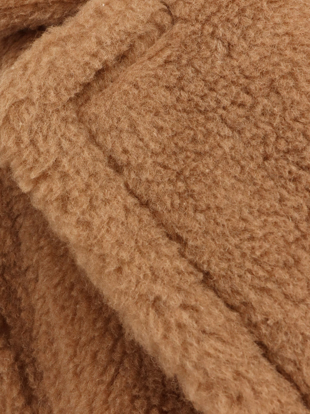 Teddy camel hair and silk coat 3
