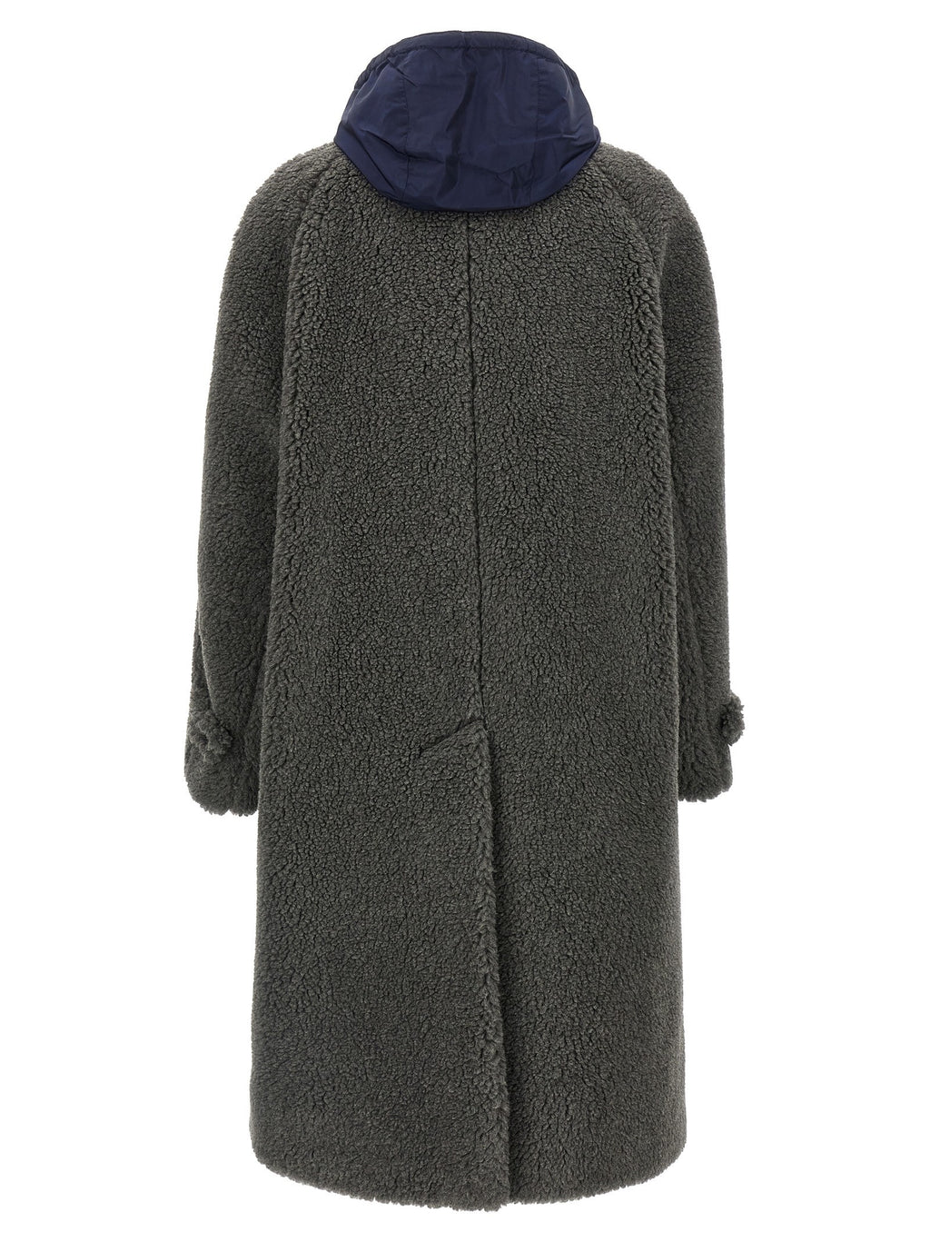 Teddy Nylon Hooded Coat 3