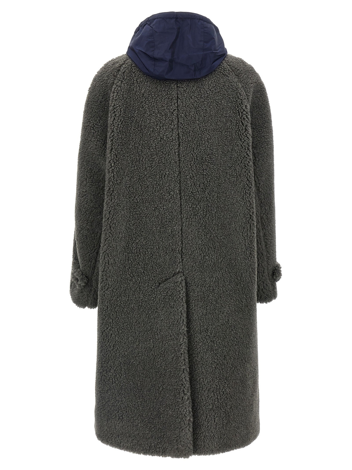 Teddy Nylon Hooded Coat 3