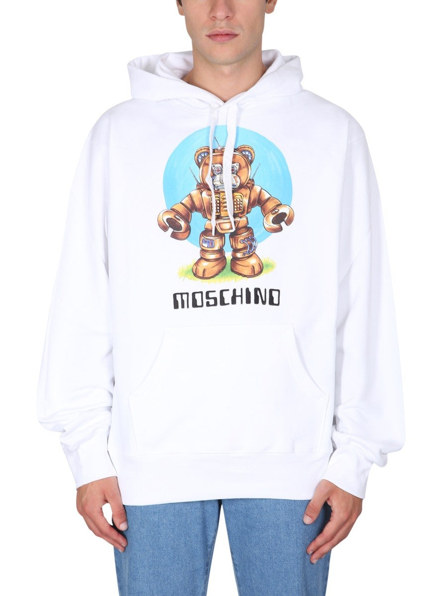 TEDDY PRINT SWEATSHIRT