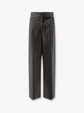 Telda viscose and virgin wool trousers