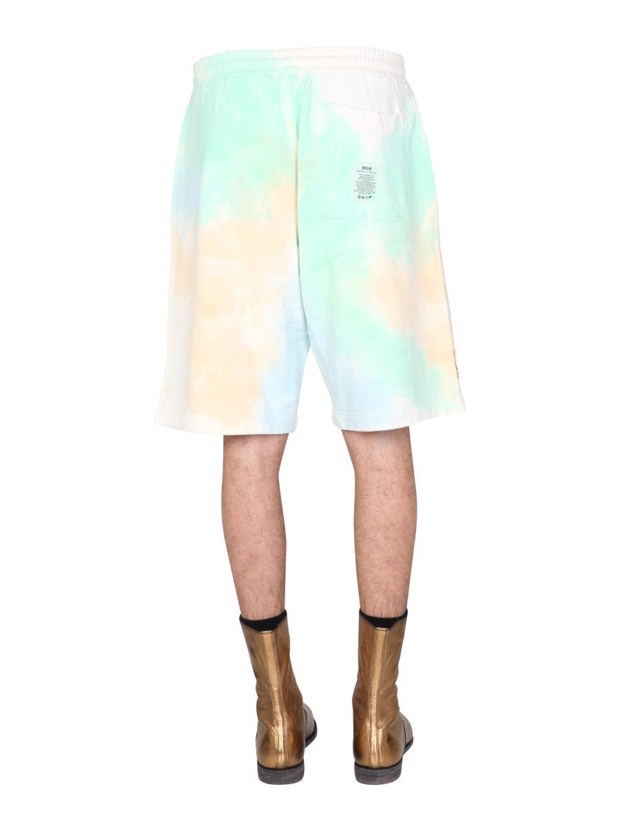 TIE DYE PATTERN BERMUDA 4
