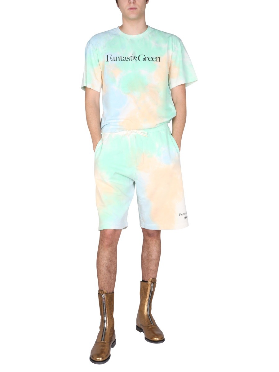 TIE DYE PATTERN BERMUDA 2