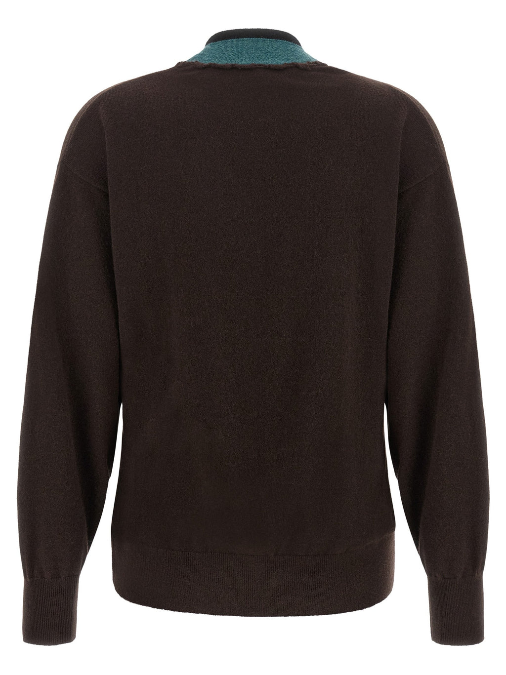 'Toma' sweater with crossed closure 2