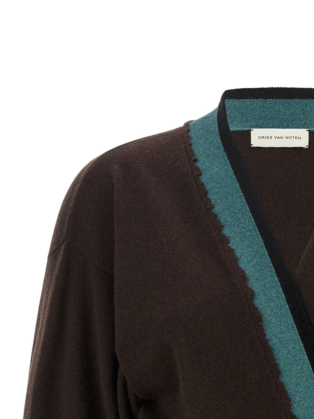 'Toma' sweater with crossed closure 3