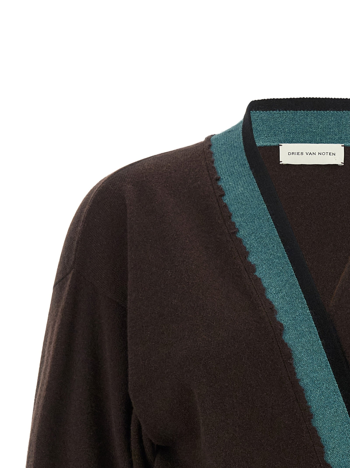 'Toma' sweater with crossed closure 3