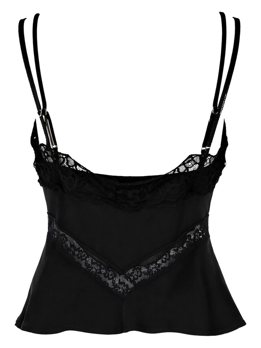 TOP CON DETTAGLI IN PIZZO 2