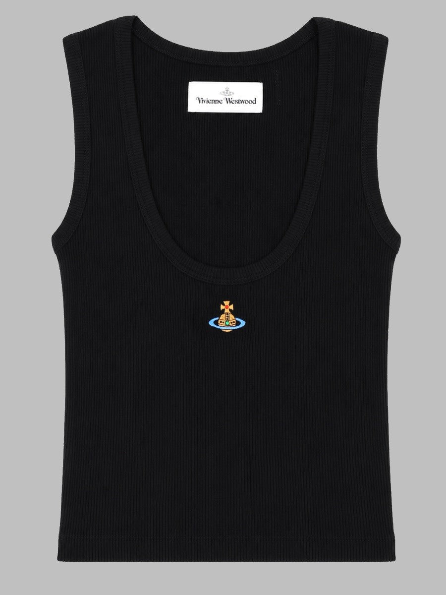 TOP CROPPED A COSTE CON LOGO