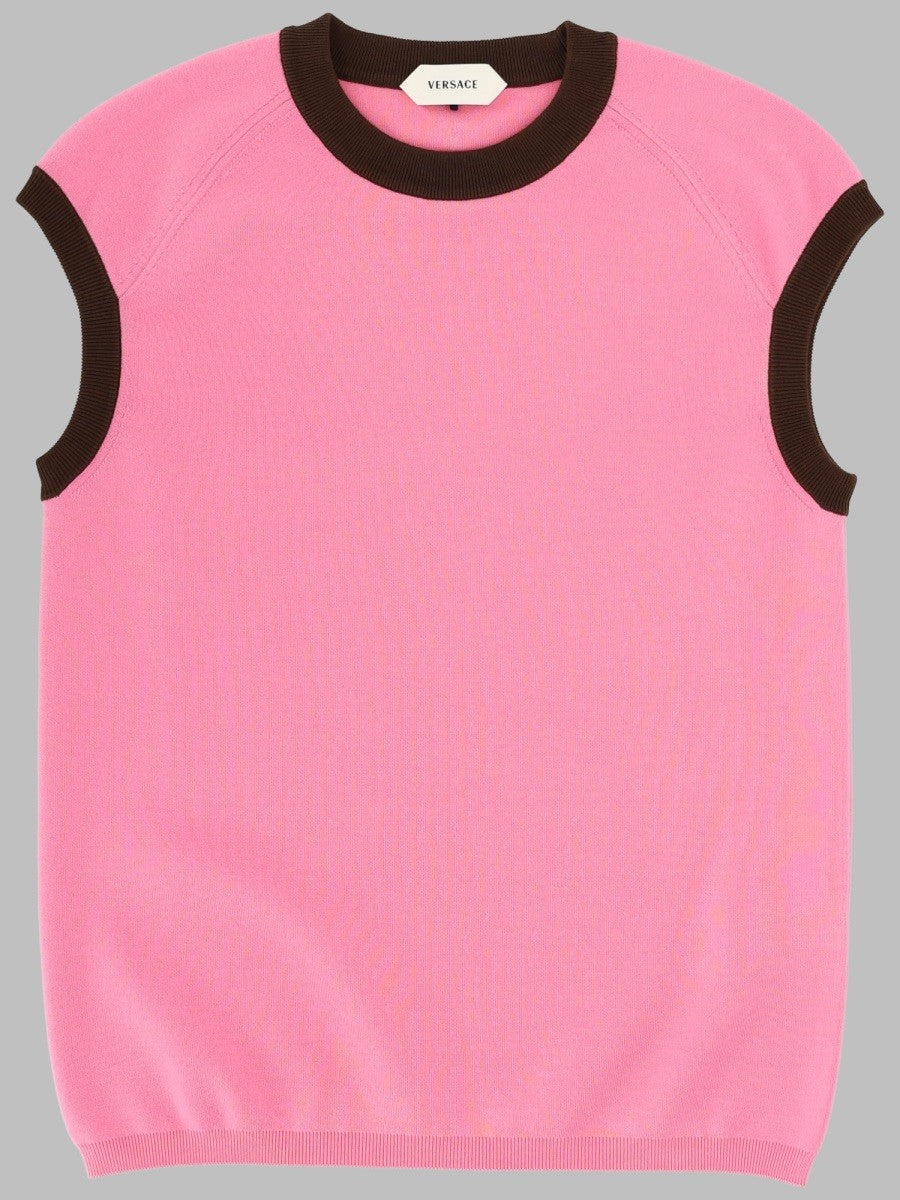TOP IN MAGLIA DI COTONE