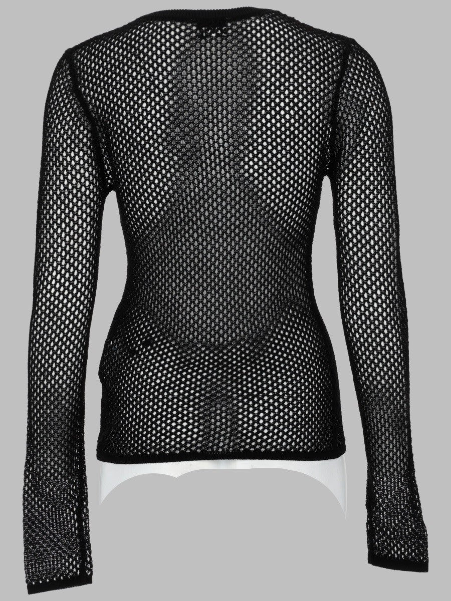 TOP IN MESH DI COTONE MERCERIZZATO 2