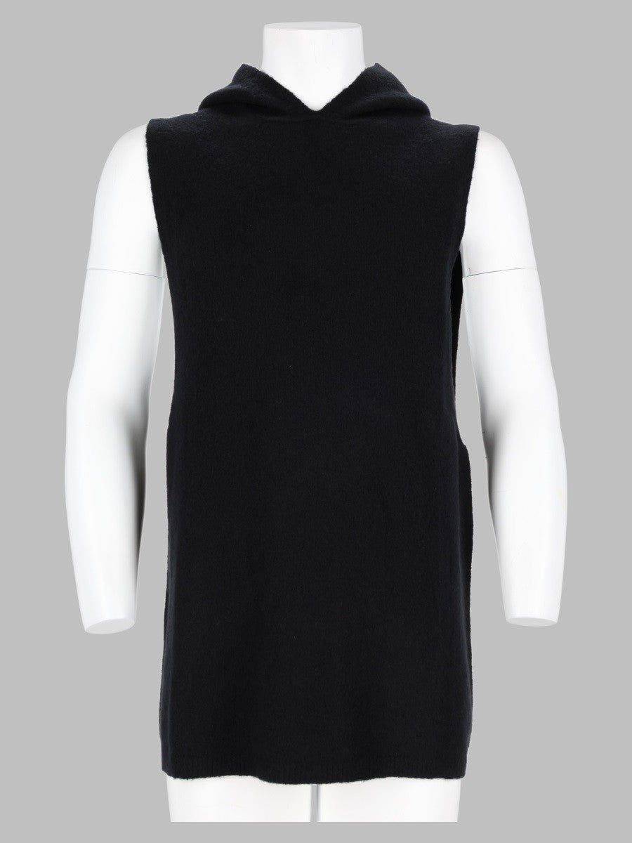 Top Smanicato In Maglia di Cashmere