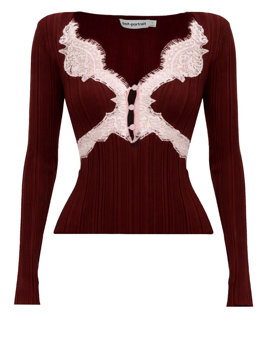 TOP WITH LACE DETAILS