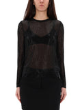 TOP WITH RHINESTONES