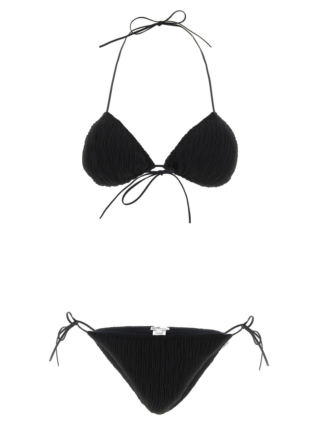 'Triangle Plisse' bikini
