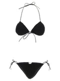 'Triangle Plisse' bikini