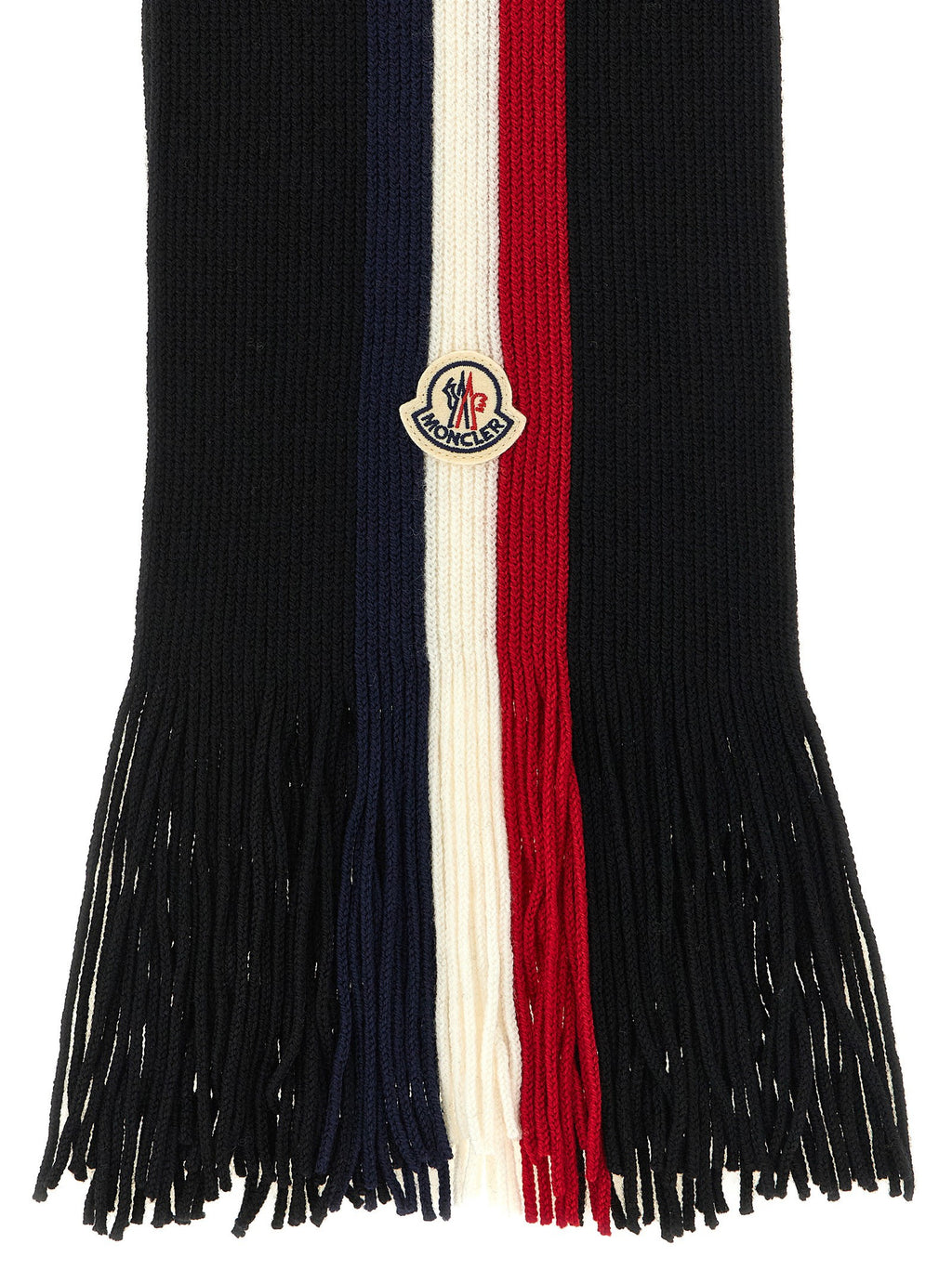 Tricolor wool scarf 2