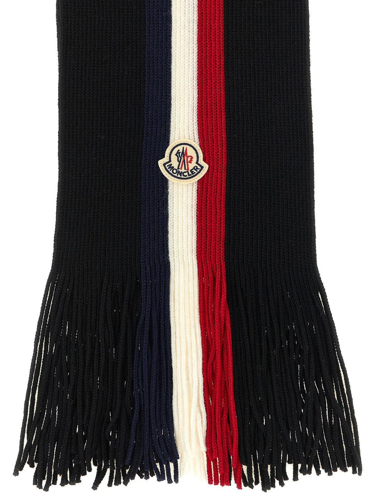 Tricolor wool scarf 2