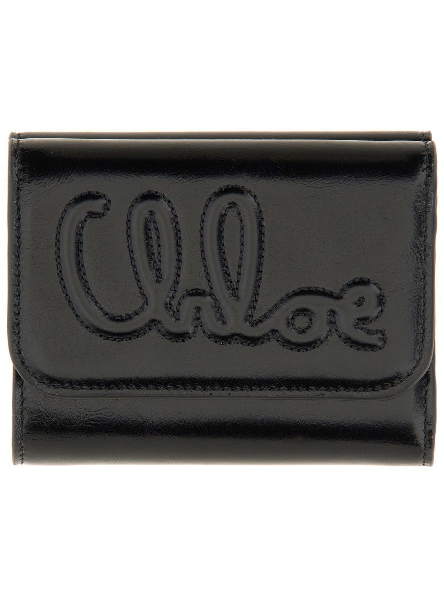 TRIFOLD WALLET C CHLOÉ SMALL