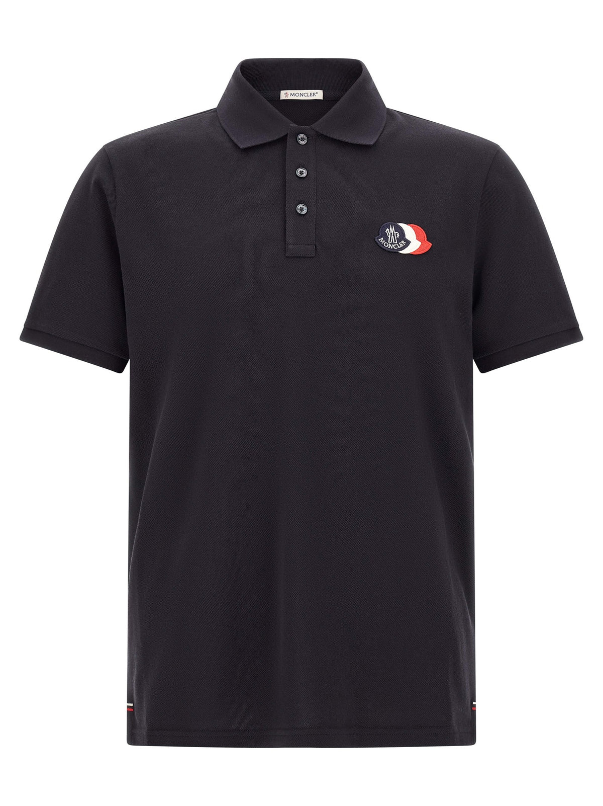 Triple logo polo shirt