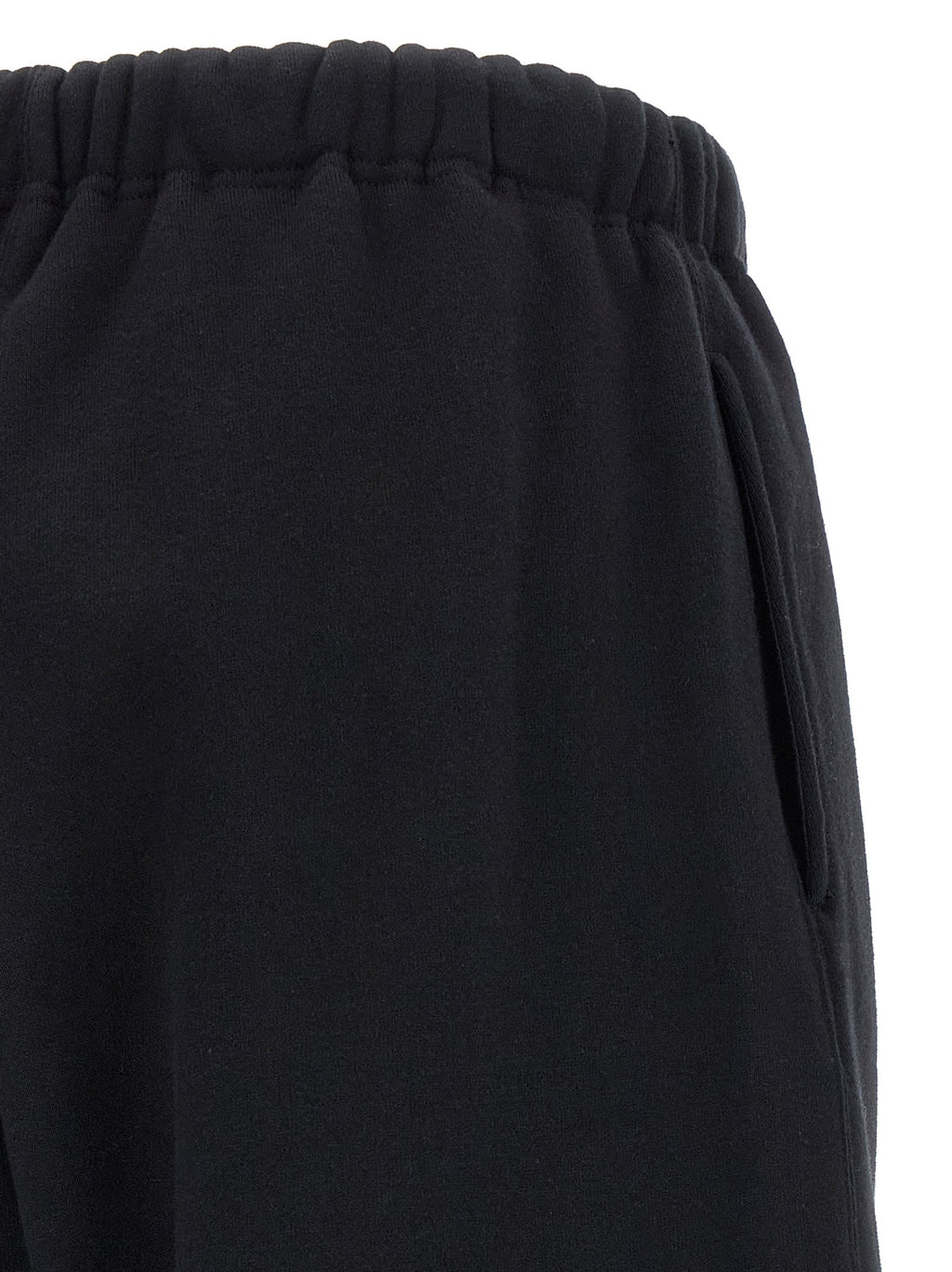 Cotton trousers with a layered trompe l'oeil design 4