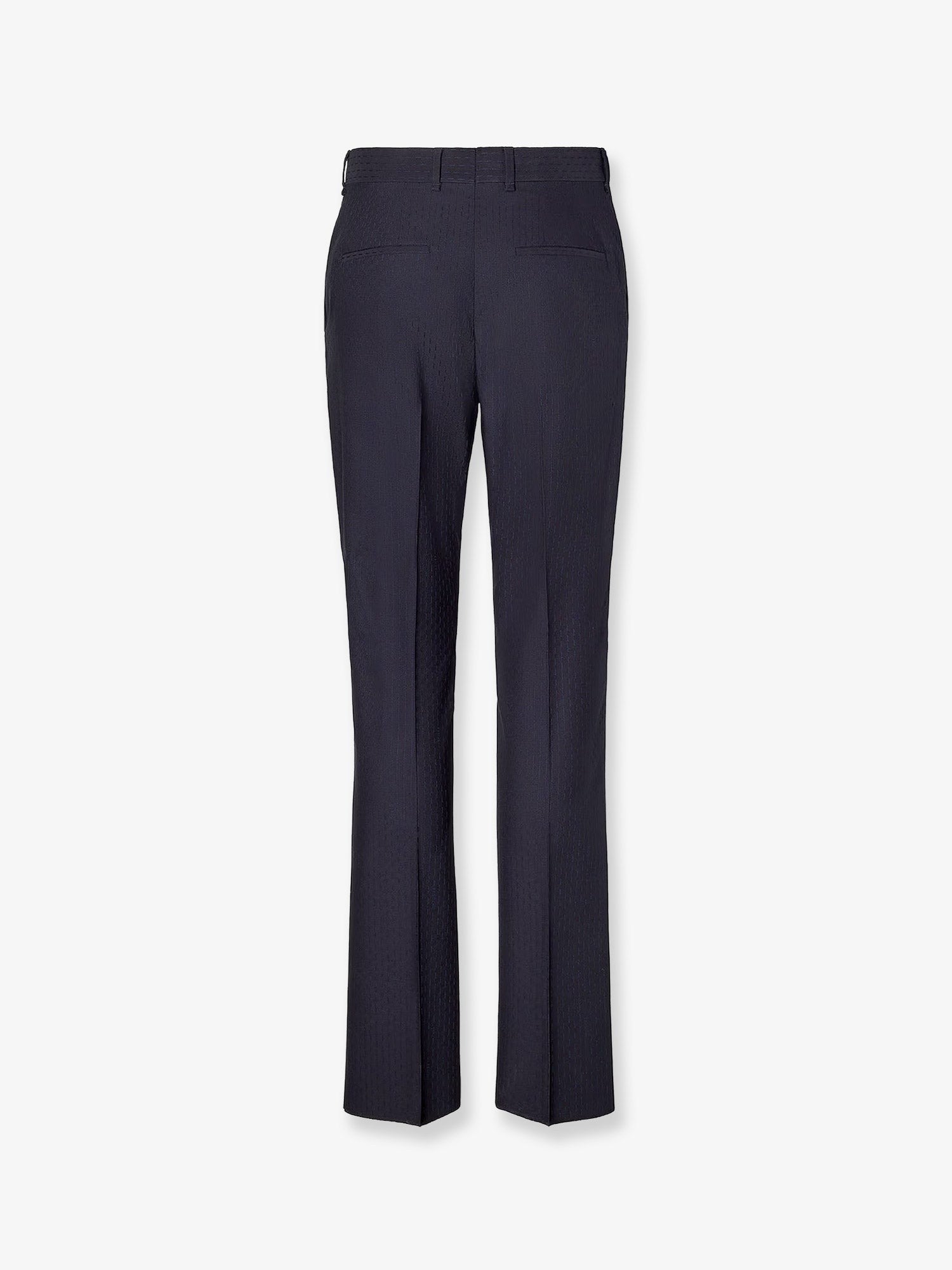Trousers Wool Tonal Stitching 4