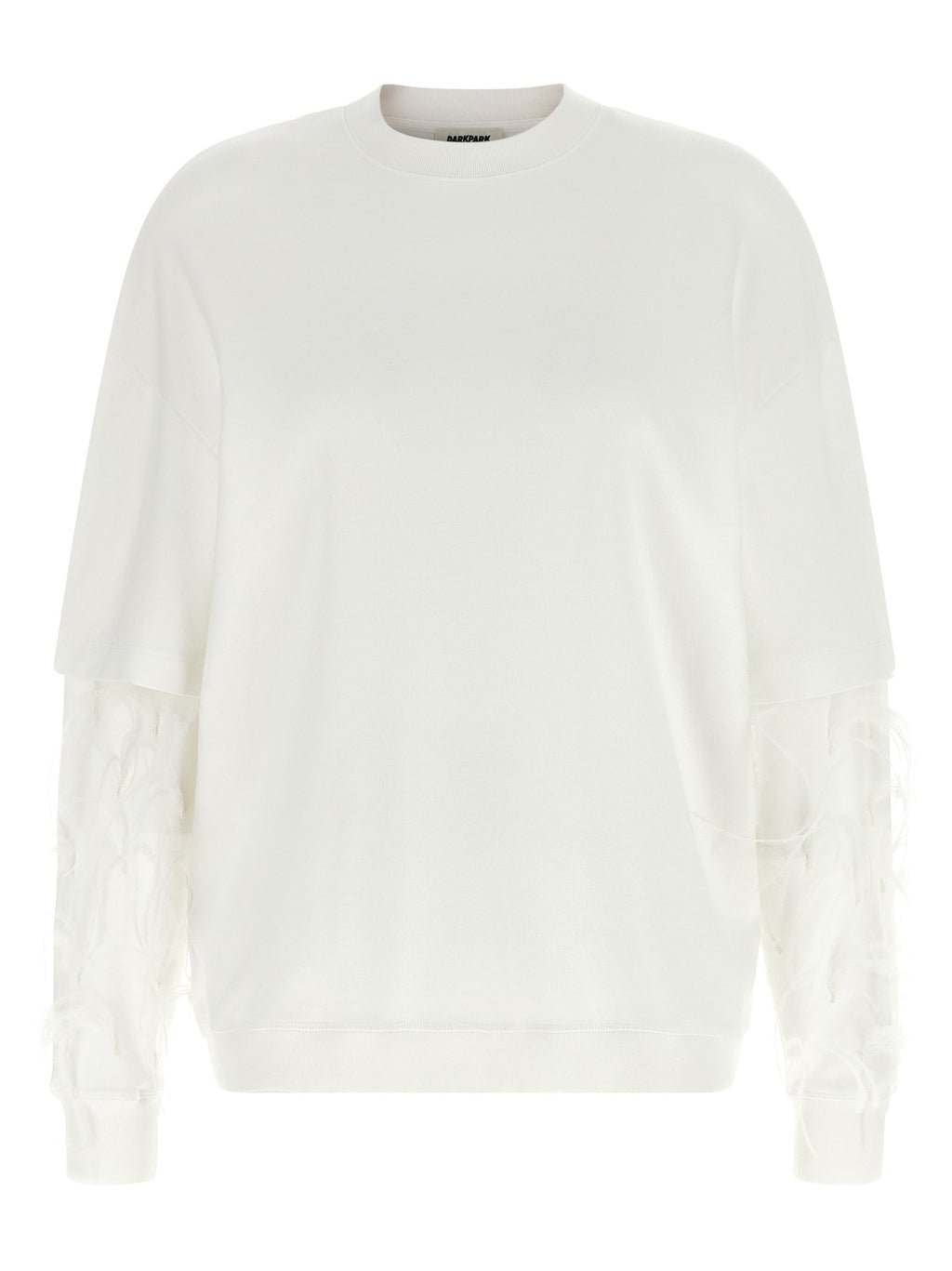 'Troy' feather sweatshirt